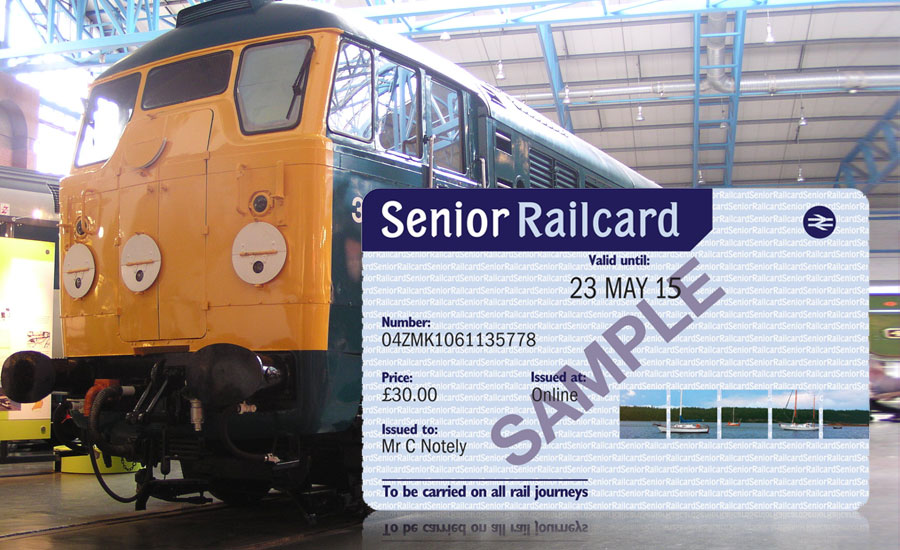 train travel on seniors card