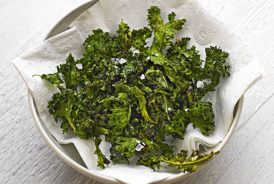 Spiced Kale Crisps from BBC Good Food 