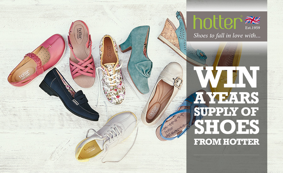 Win a years supply of shoes from Hotter! - Silversurfers