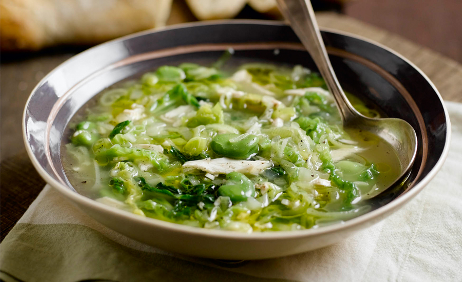 Leek-and-Smoked-Chicken-Soup