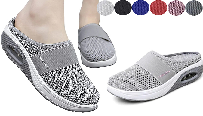 Orthopaedic Air Cushion Mesh Sliders - 6 Colours & 5 Sizes for £12.99 ...