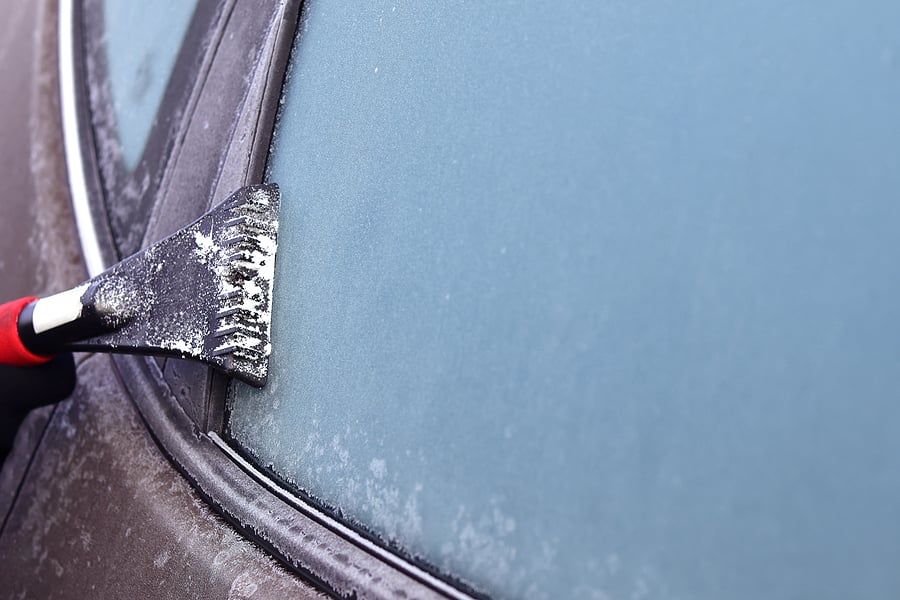 Tips on dealing with a frozen windscreen without using a spray de-icer -  Silversurfers